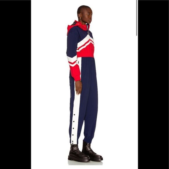Perfect Moment Stoke One Piece Snow Suit Ski Suit Red White Blue NWT XS - Picture 4 of 7